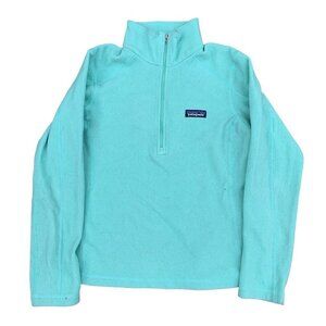 VINTAGE Patagonia Half Zip Better Sweater Blue Small